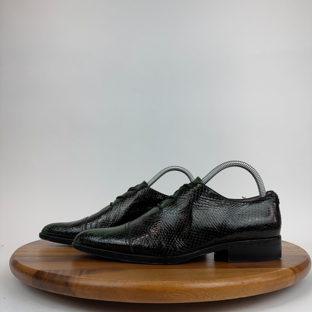 Womens Marc Jacobs Couture Snake Print Leather Pointed Toe Oxfords Shoes Size 37